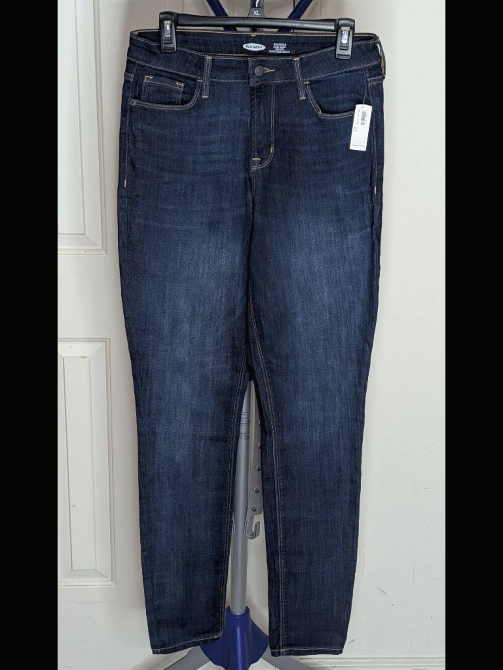 NWT Sz 10 T OLD NAVY Rockstar High Rise Secret Slim Pockets Stretch Skinny Jeans